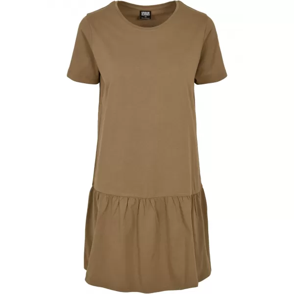  Dámské šaty URBAN CLASSICS TB4104 KHAKI 