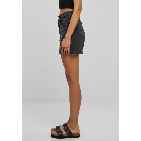  Dámské kraťasy URBAN CLASSICS TB4796 BLACK WASHED 