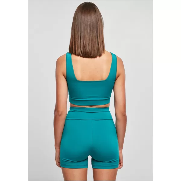  Dámská podprsenka URBAN CLASSICS TB4801 WATER GREEN 