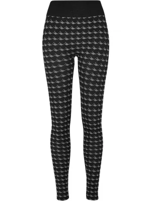 Dámské legíny URBAN CLASSICS TB5423 BLACK HOUNDSTOOTH