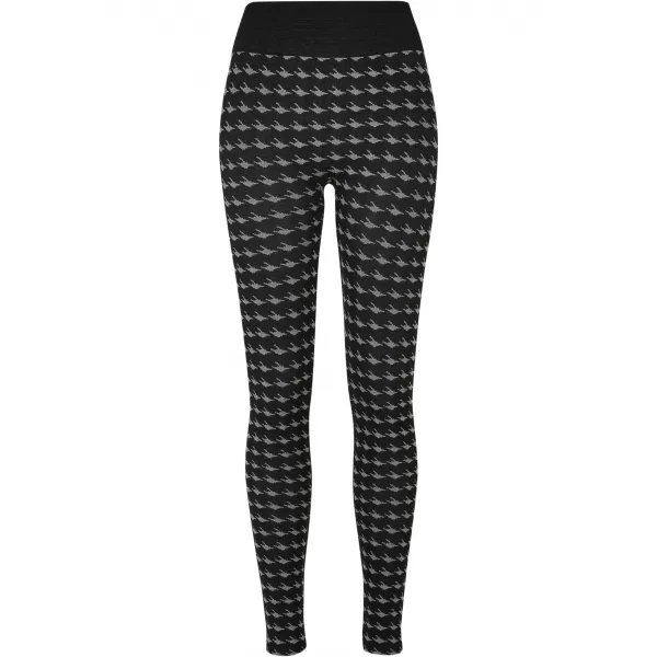  Dámské legíny URBAN CLASSICS TB5423 BLACK HOUNDSTOOTH 