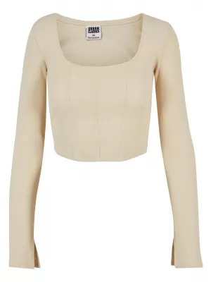 Dámské triko URBAN CLASSICS TB5480 SOFT SEA GRASS