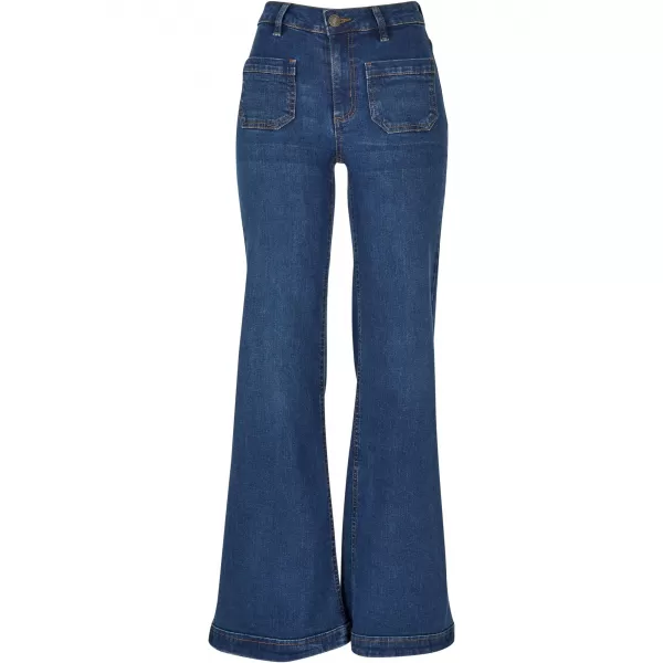  Dámské kalhoty URBAN CLASSICS TB5452 DEEP BLUE WASHED 