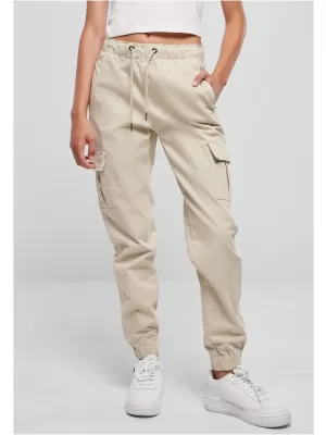 Dámské kalhoty URBAN CLASSICS TB4735 SOFT SEA GRASS