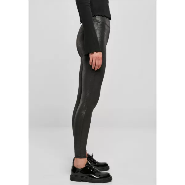  Dámské legíny URBAN CLASSICS TB5428 SPARKLING BLACK 