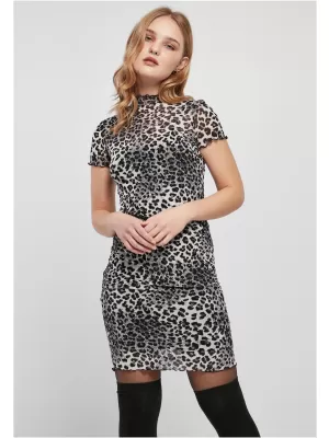 Dámské šaty URBAN CLASSICS TB5024 SNOWLEO