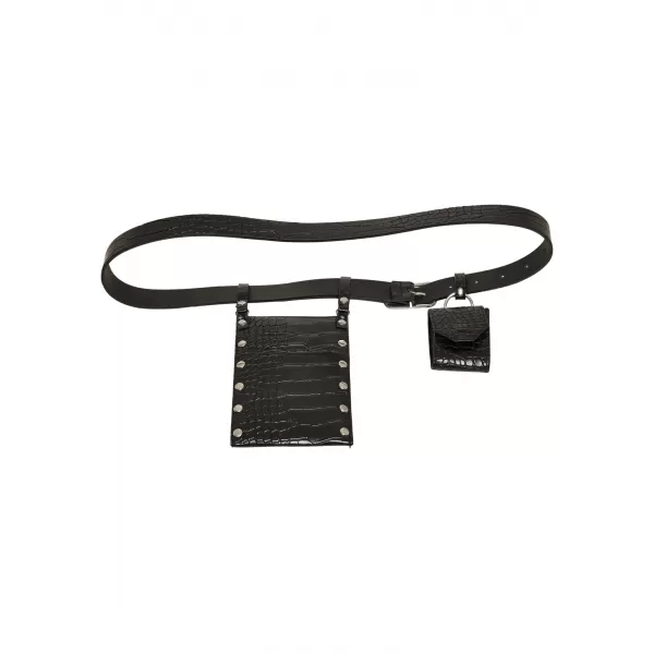  Pásek URBAN CLASSICS TB5135 BLACK/SILVER 