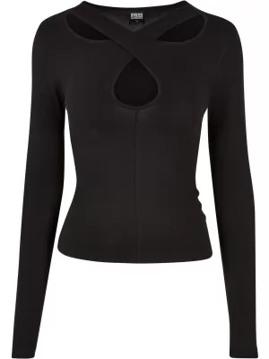 Dámské triko URBAN CLASSICS TB5479 BLACK
