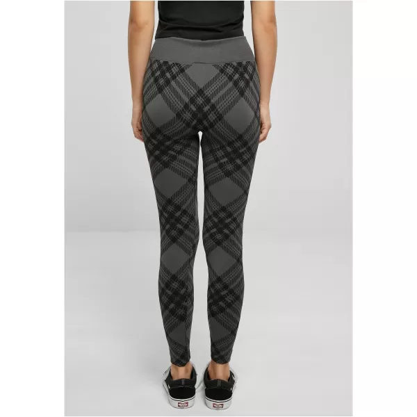  Dámské legíny URBAN CLASSICS TB5423 ASPHALT CHECK 