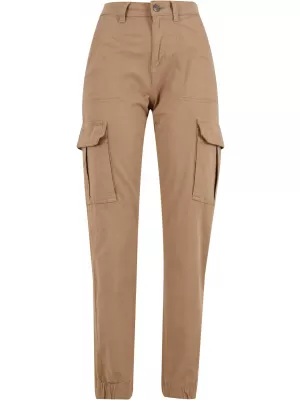 Dámské kalhoty URBAN CLASSICS TB5454 UNION BEIGE