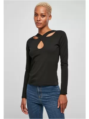 Dámské triko URBAN CLASSICS TB5479 BLACK