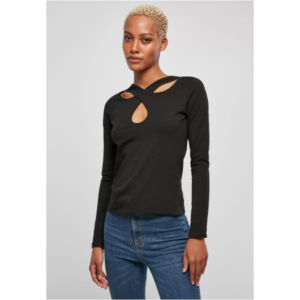  Dámské triko URBAN CLASSICS TB5479 BLACK 