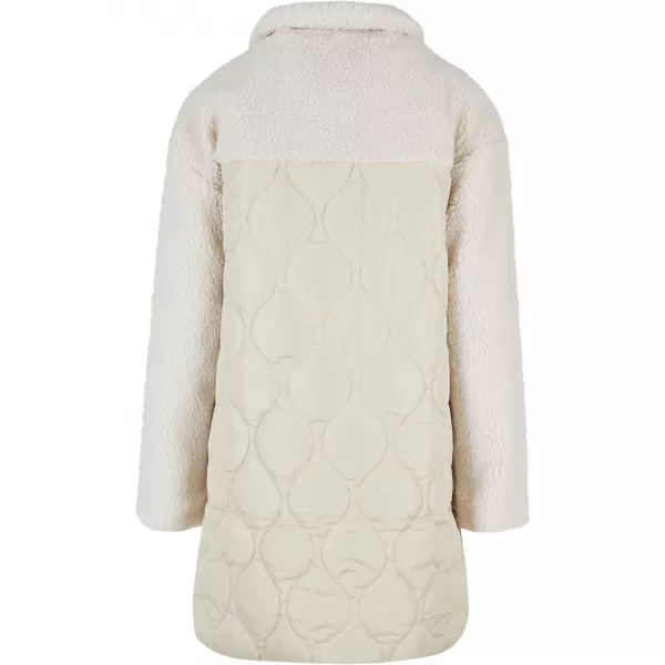  Dámský kabát URBAN CLASSICS TB5431 SOFT SEA GRASS/WHITE SAND 