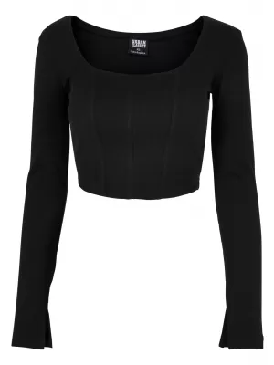 Dámské triko URBAN CLASSICS TB5480 BLACK