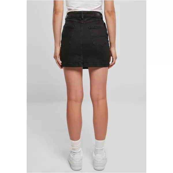  Dámská sukně URBAN CLASSICS TB4799 BLACK WASHED 