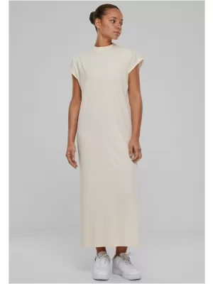 Dámské šaty URBAN CLASSICS TB6027 WHITE/SAND