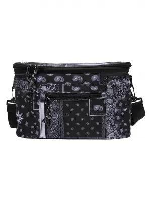 Chladící taška URBAN CLASSICS TB5117 BLACK/WHITE