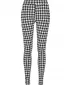 Dámské legíny URBAN CLASSICS TB4771 BLACK HOUNDSTOOTH