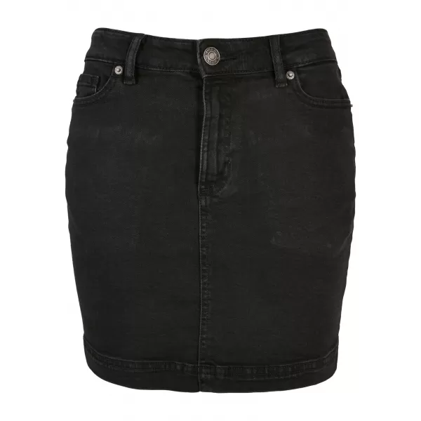  Dámská sukně URBAN CLASSICS TB4799 BLACK WASHED 