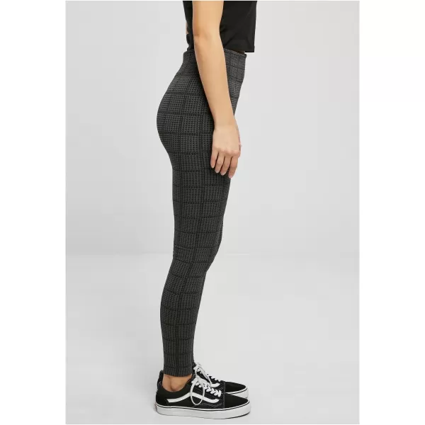  Dámské legíny URBAN CLASSICS TB5423 ASPALT SQUARD CHECK 