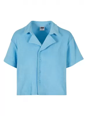 Dámská košile URBAN CLASSICS TB5981 BALTIC BLUE