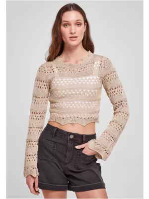 Dámský svetr URBAN CLASSICS TB5970 SOFT SEA GRASS