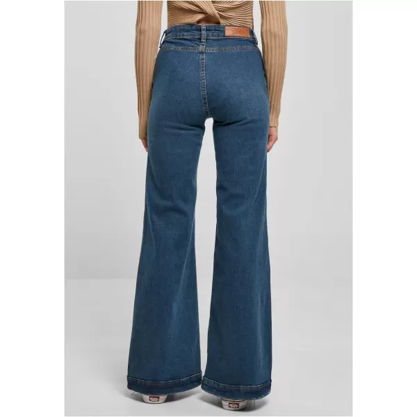  Dámské kalhoty URBAN CLASSICS TB5452 DEEP BLUE WASHED 