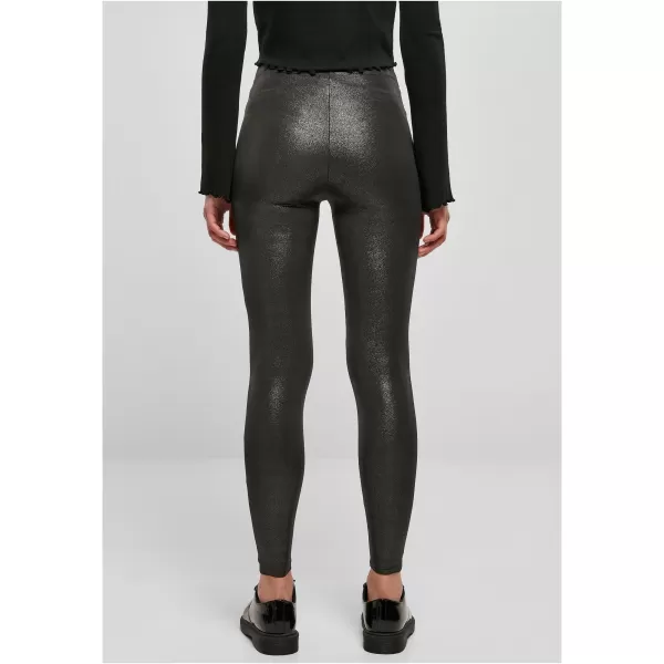  Dámské legíny URBAN CLASSICS TB5428 SPARKLING BLACK 