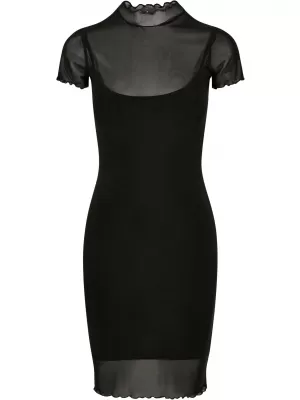 Dámské šaty URBAN CLASSICS TB5024 BLACK