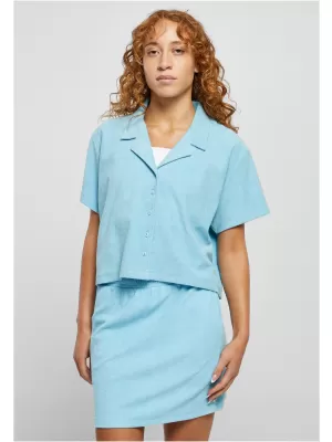 Dámská košile URBAN CLASSICS TB5981 BALTIC BLUE