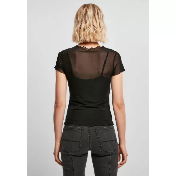  Dámské triko URBAN CLASSICS TB4770 BLACK 