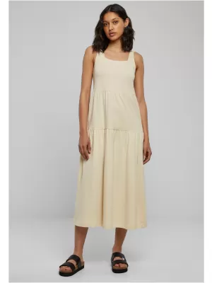 Dámské šaty URBAN CLASSICS TB4784 SOFT SEA GRASS