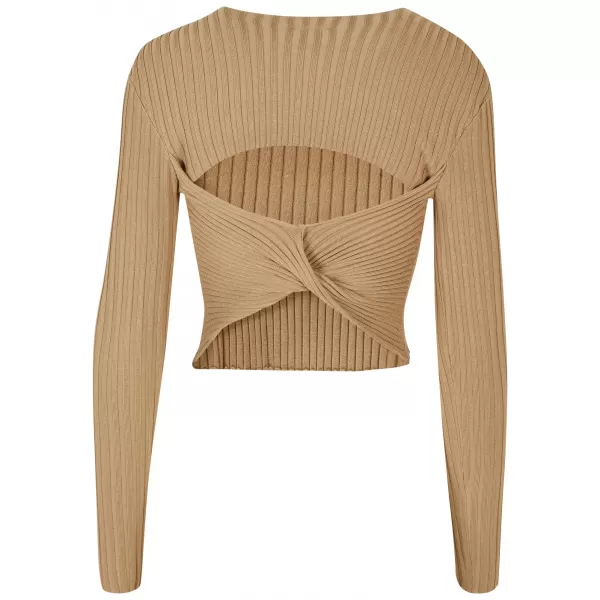  Dámský svetr URBAN CLASSICS TB5442 UNION BEIGE 