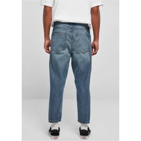  Pánské džíny URBAN CLASSICS TB5591 MID DEEP BLUE 