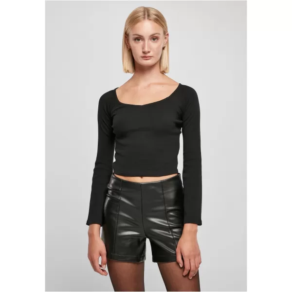  Dámské triko URBAN CLASSICS TB5416 BLACK 