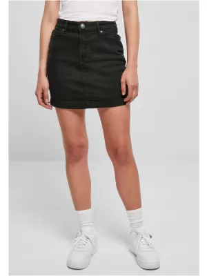 Dámská sukně URBAN CLASSICS TB4799 BLACK WASHED