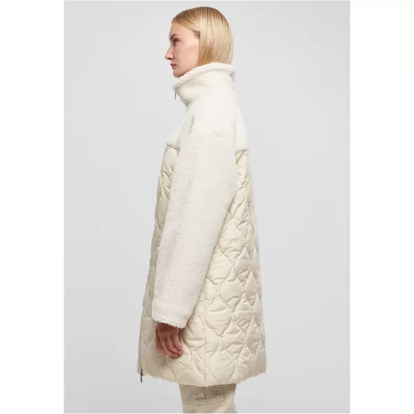  Dámský kabát URBAN CLASSICS TB5431 SOFT SEA GRASS/WHITE SAND 