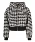 Dámská bunda URBAN CLASSICS TB5079 BLACK HOUNDSTOOTH