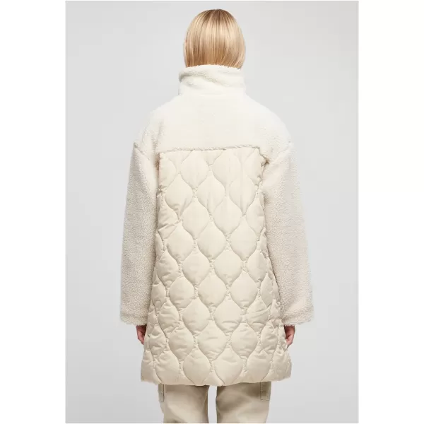  Dámský kabát URBAN CLASSICS TB5431 SOFT SEA GRASS/WHITE SAND 