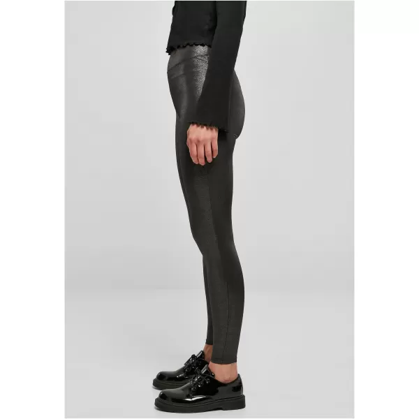  Dámské legíny URBAN CLASSICS TB5428 SPARKLING BLACK 