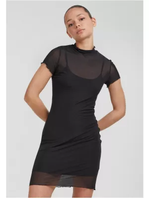 Dámské šaty URBAN CLASSICS TB5024 BLACK