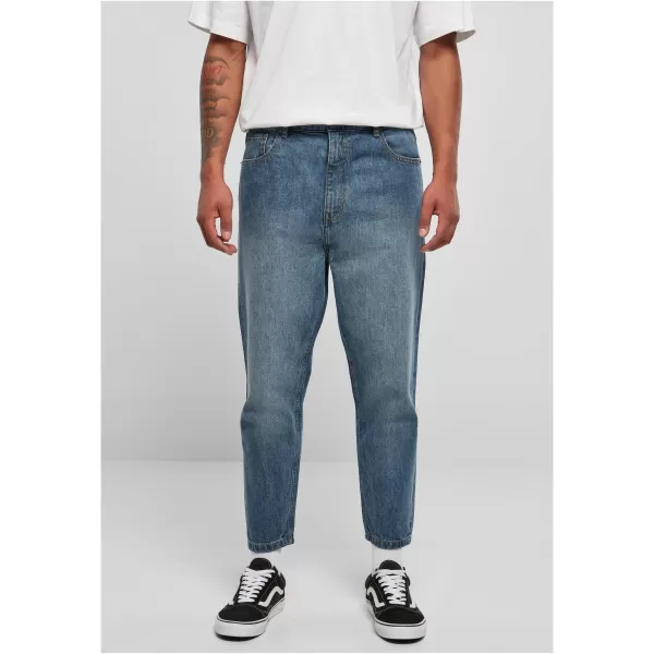  Pánské džíny URBAN CLASSICS TB5591 MID DEEP BLUE 