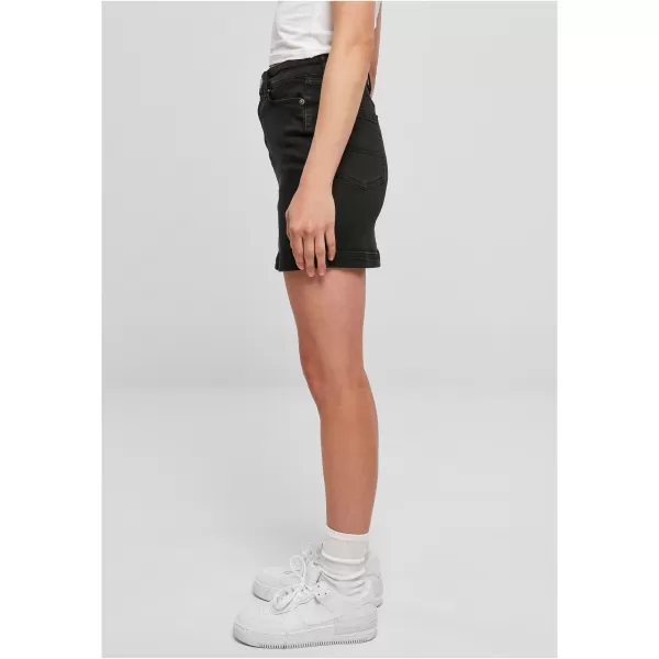  Dámská sukně URBAN CLASSICS TB4799 BLACK WASHED 