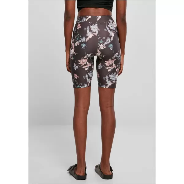  Dámské kraťasy URBAN CLASSICS TB4791 BLACK SOFT FLOWER 