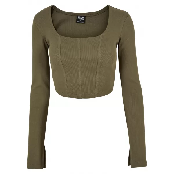  Dámské triko URBAN CLASSICS TB5480 OLIVE 