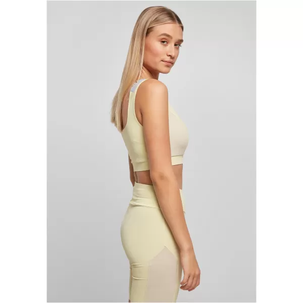  Dámská podprsenka URBAN CLASSICS TB5017 SOFT YELLOW/SOFT SEA GRASS/VABLUE 