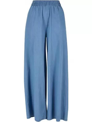 Dámské kalhoty URBAN CLASSICS TB5986 SKYBLUE WASHED