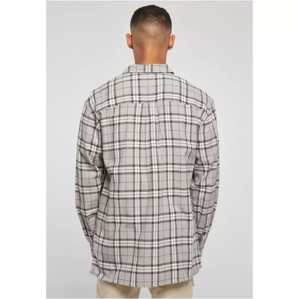  Pánská košile URBAN CLASSICS TB5516 GREY/BLACK 