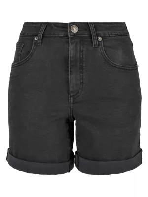 Dámské kraťasy URBAN CLASSICS TB4796 BLACK WASHED