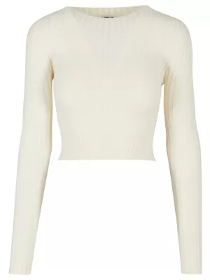 Dámský svetr URBAN CLASSICS TB5442 WHITE/SAND